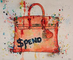 Spend by Stephen Graham - Original on Paper sized 27x22 inches. Available from Whitewall Galleries